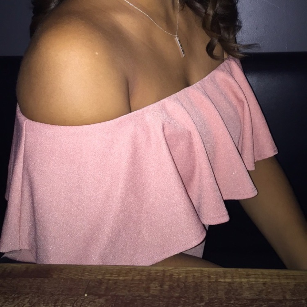 Off the shoulder body suit